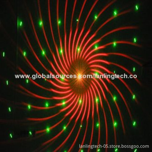 (L6A32RG) RG 150mW 8 Gobo Twinkling LaserNew